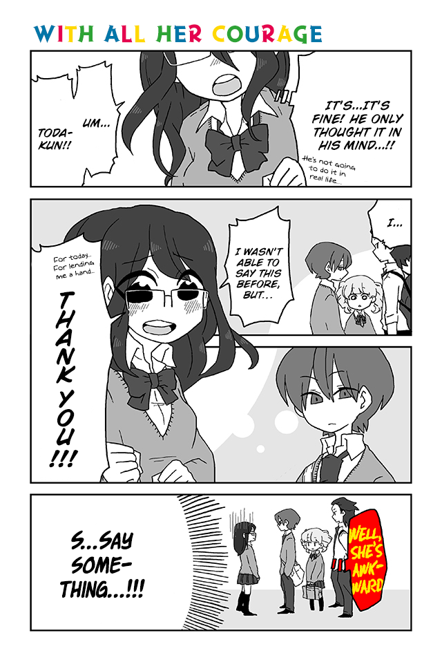 Mousou Telepathy Chapter 28 page 1 - Chapter 28: With All Her Courage