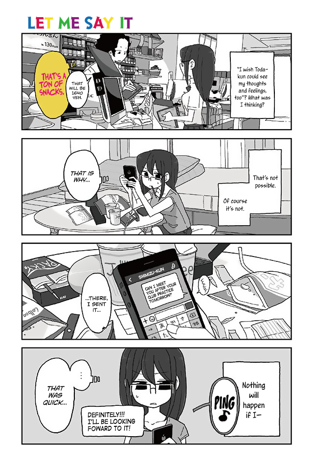Mousou Telepathy Chapter 312 page 1 - Chapter 312: Let Me Say It