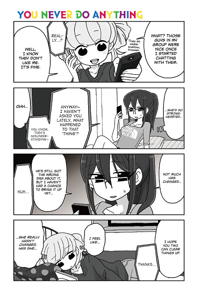 Mousou Telepathy Chapter 353 page 1 - Chapter 353: You Never Do Anything