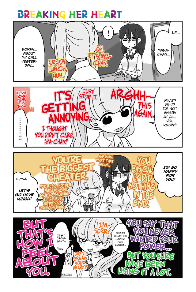 Mousou Telepathy Chapter 360 page 1 - Chapter 360: Breaking Her Heart