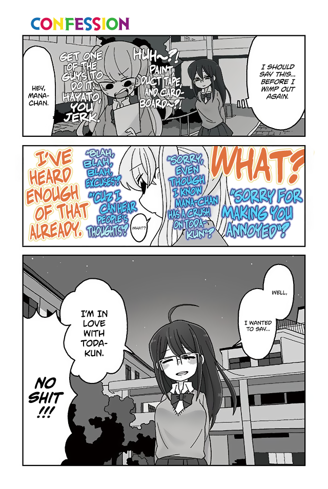 Mousou Telepathy Chapter 378 page 1 - Chapter 378: Confession