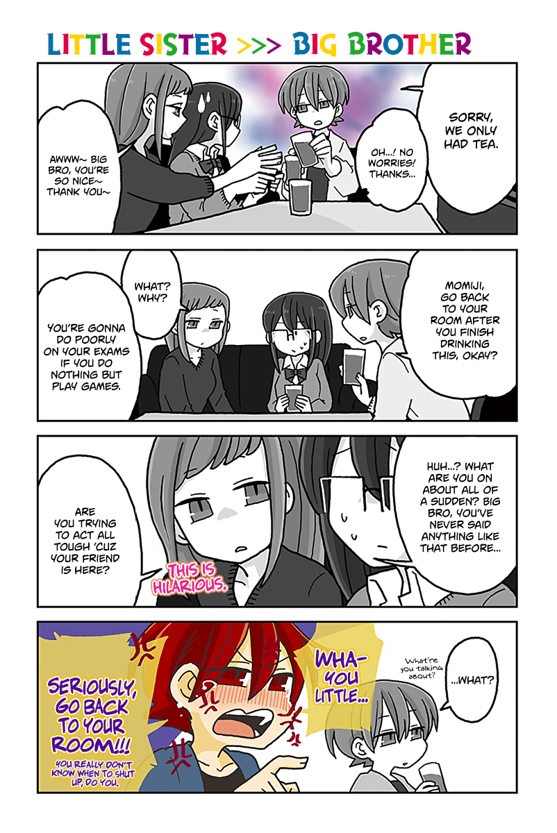 Mousou Telepathy Chapter 489 page 1 - Chapter 489: Little Sister >>> Big Brother