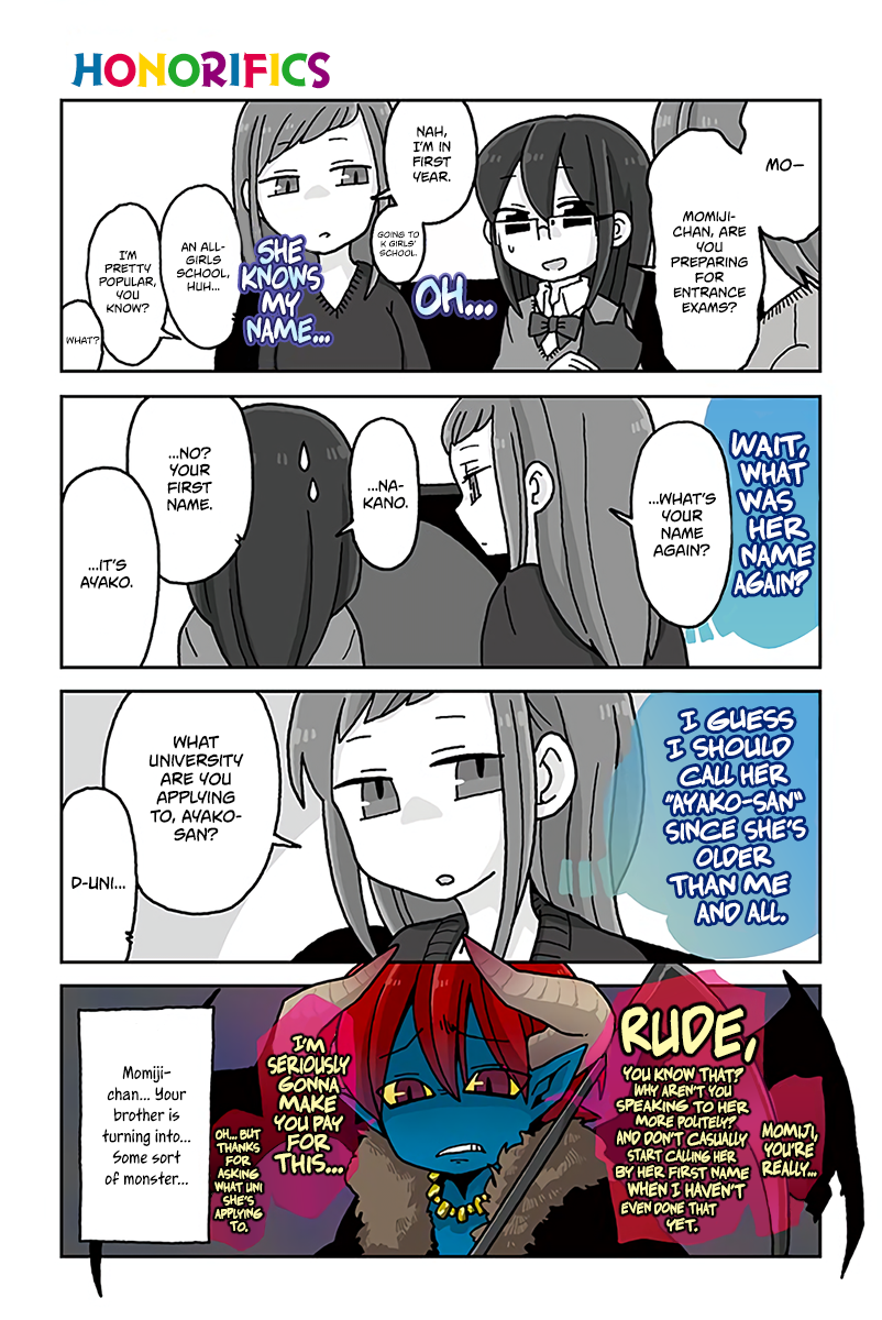 Mousou Telepathy Chapter 490 page 1 - Chapter 490: Honorifics