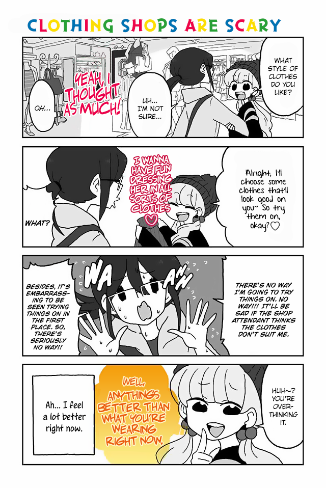 Mousou Telepathy Chapter 66 page 1 - Chapter 66: Clothing Shops Are Scary
