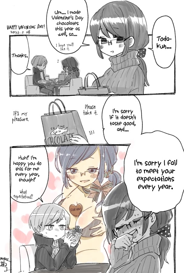 Mousou Telepathy Chapter 717.6 page 1 - Chapter 717.6: Valentines Special