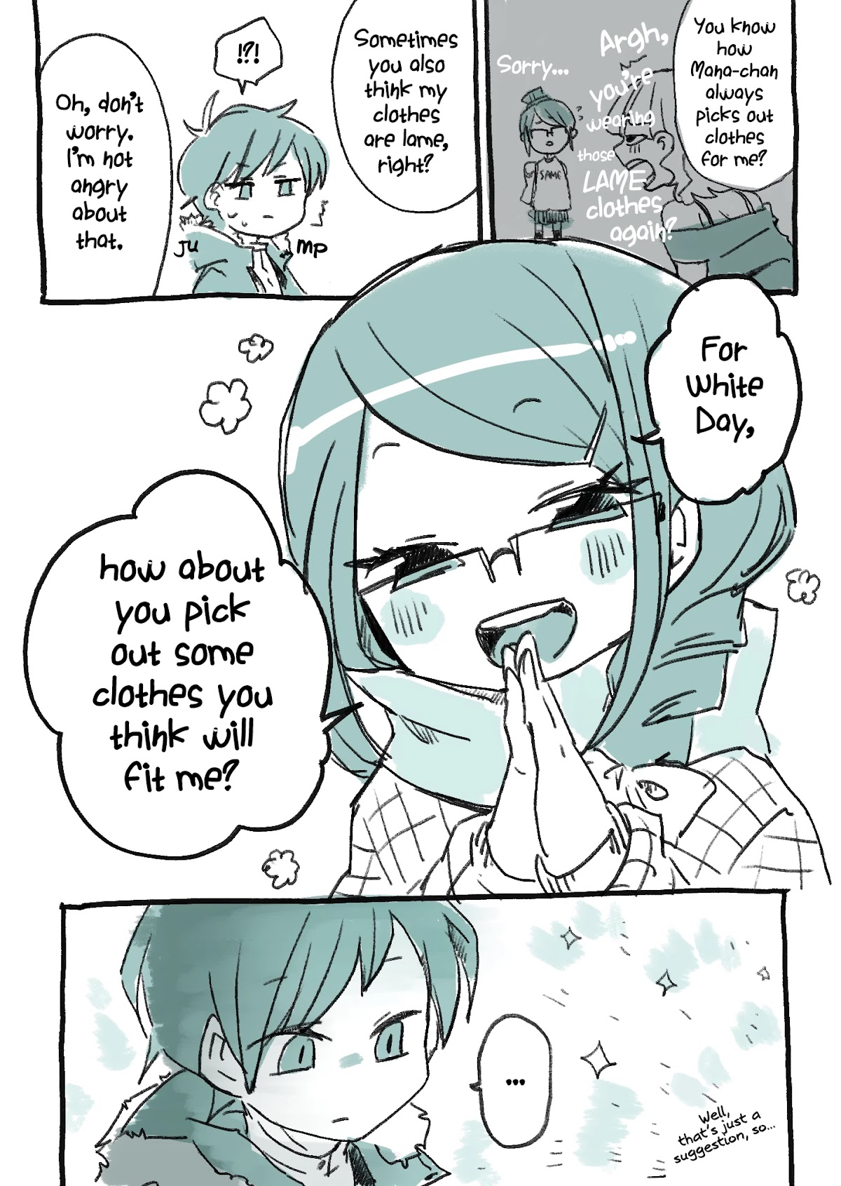 Mousou Telepathy Chapter 717.7 page 3 - Chapter 717.7: White Day Special