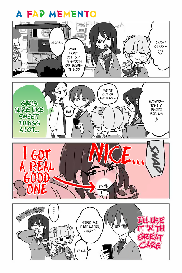 Mousou Telepathy Chapter 77 page 1 - Chapter 77: A Fap Memento