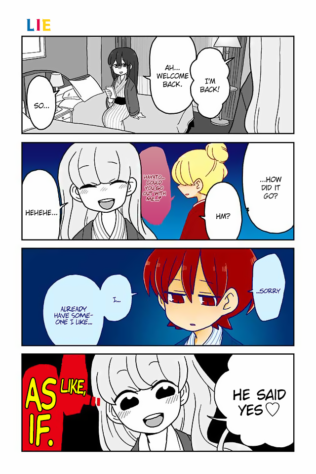 Mousou Telepathy Chapter 98 page 1 - Chapter 98: Lie