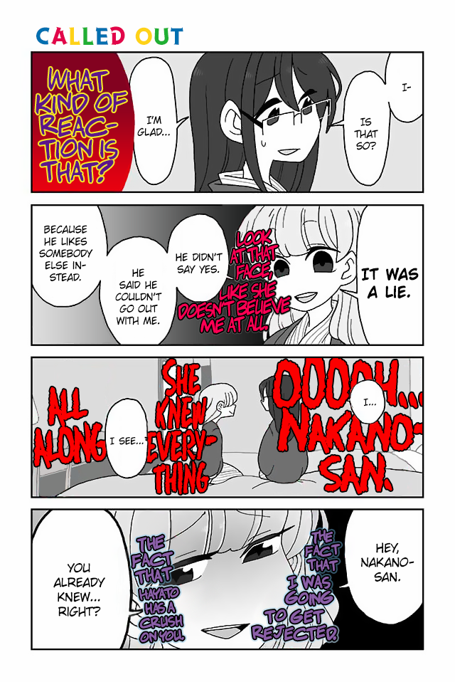Mousou Telepathy Chapter 99 page 1 - Chapter 99: Called Out