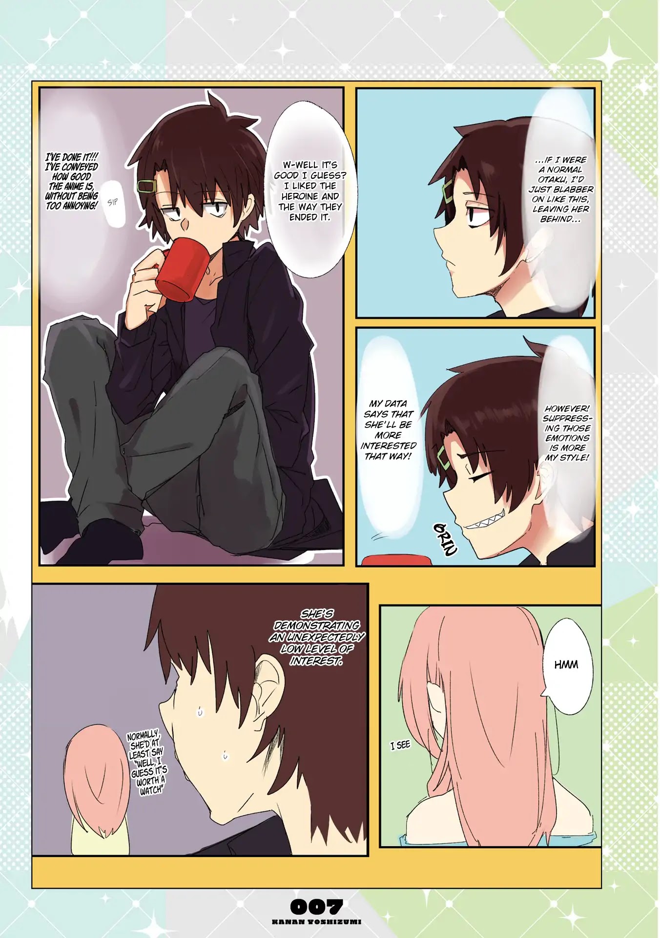 Mousou Timeline Chapter 1.1 page 2 - Chapter 1.1 - 1.5: Otaku Guy and Non-Otaku Girl 1