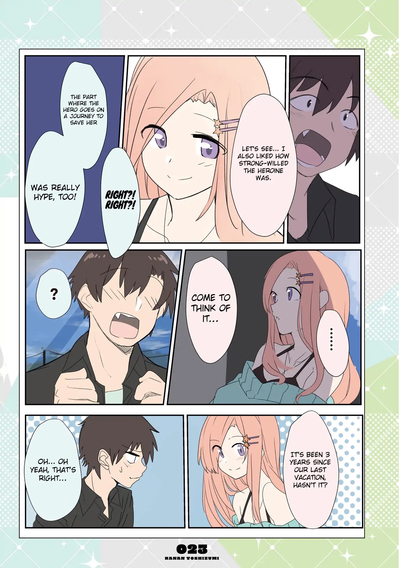 Mousou Timeline Chapter 1.1 page 22 - Chapter 1.1 - 1.5: Otaku Guy and Non-Otaku Girl 1
