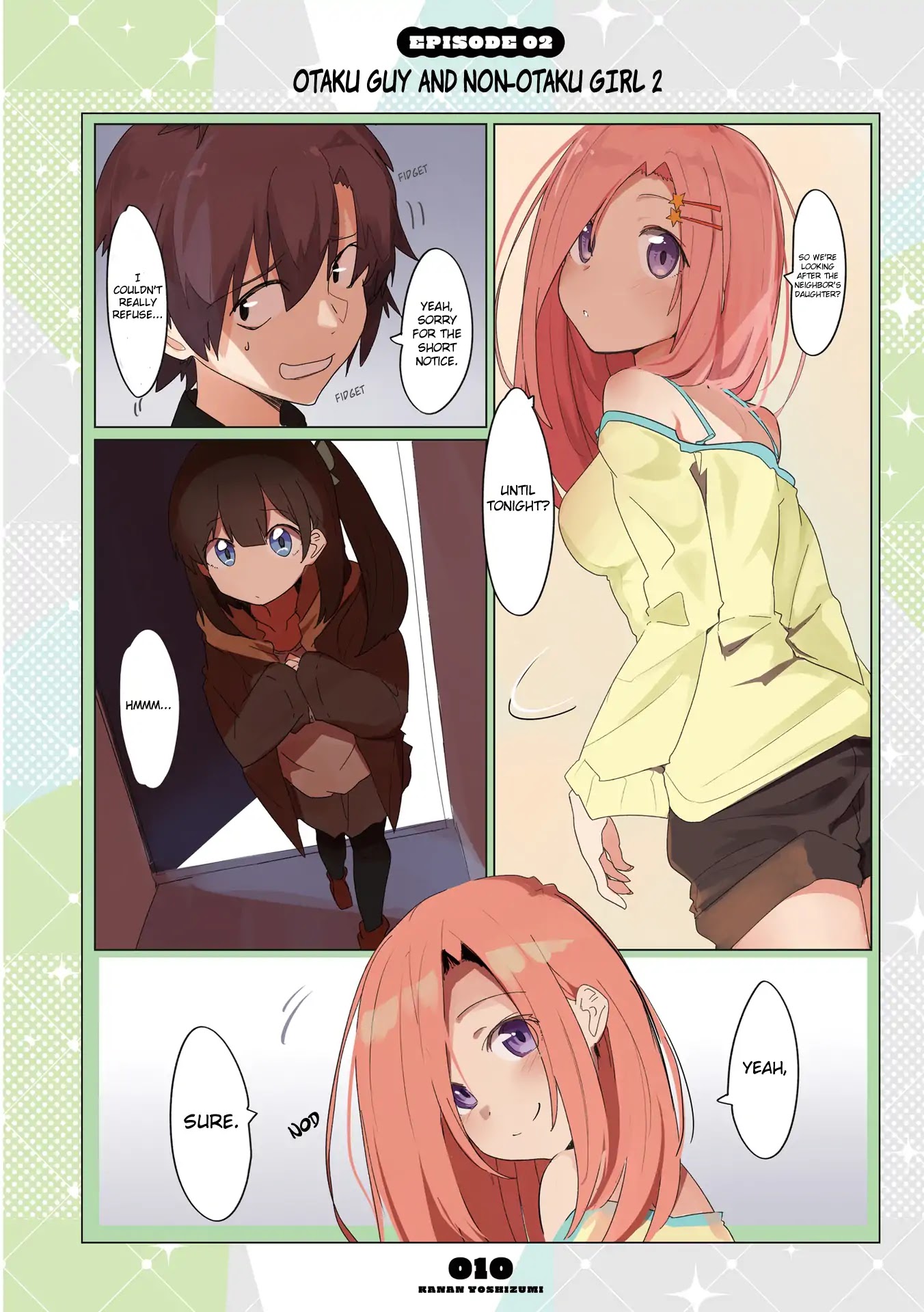 Mousou Timeline Chapter 1.1 page 6 - Chapter 1.1 - 1.5: Otaku Guy and Non-Otaku Girl 1