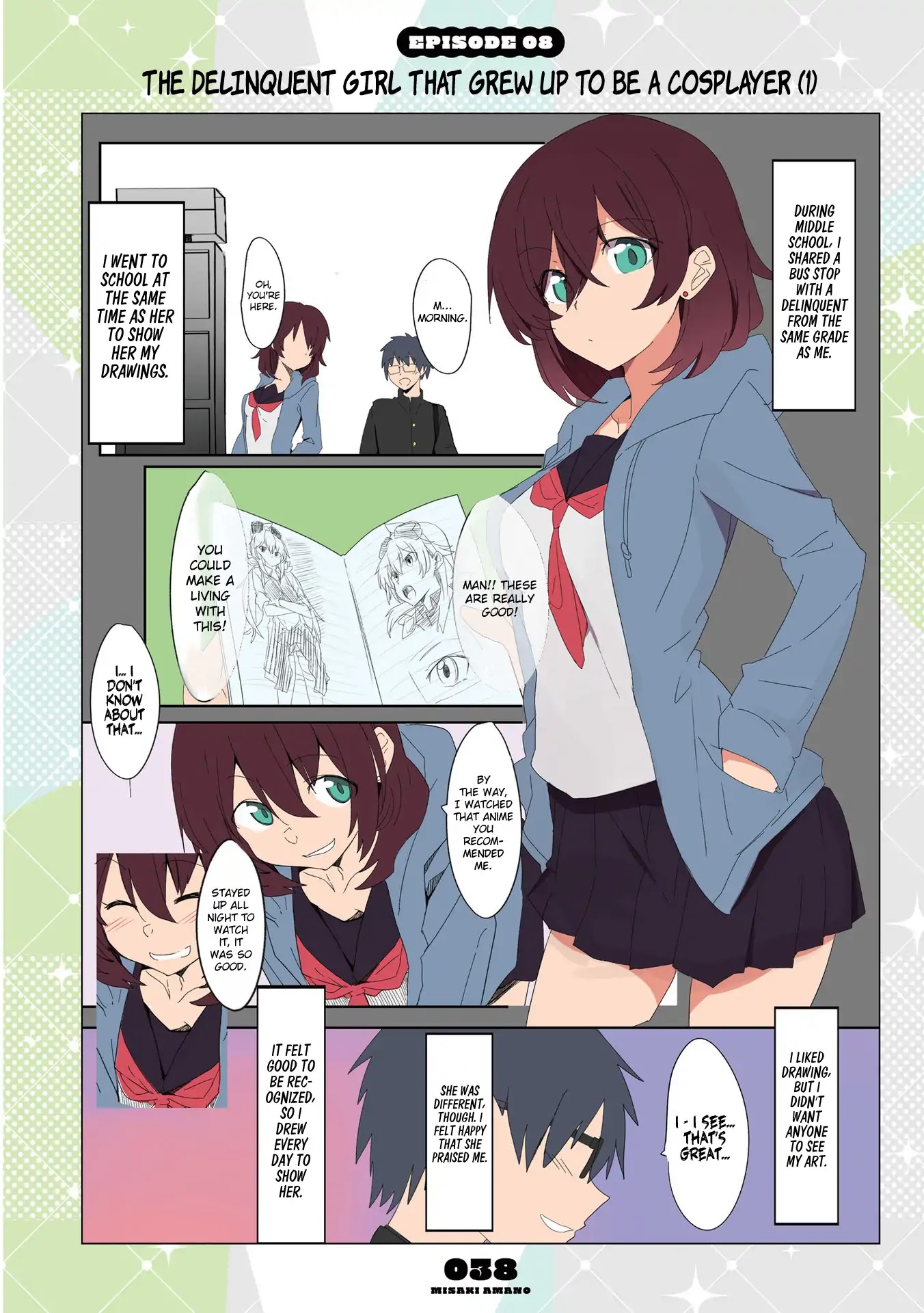 Mousou Timeline Chapter 3.1 page 1 - Chapter 3.1 - 3.3: The Delinquent Girl That Grew Up To Be A Cosplayer (1)
