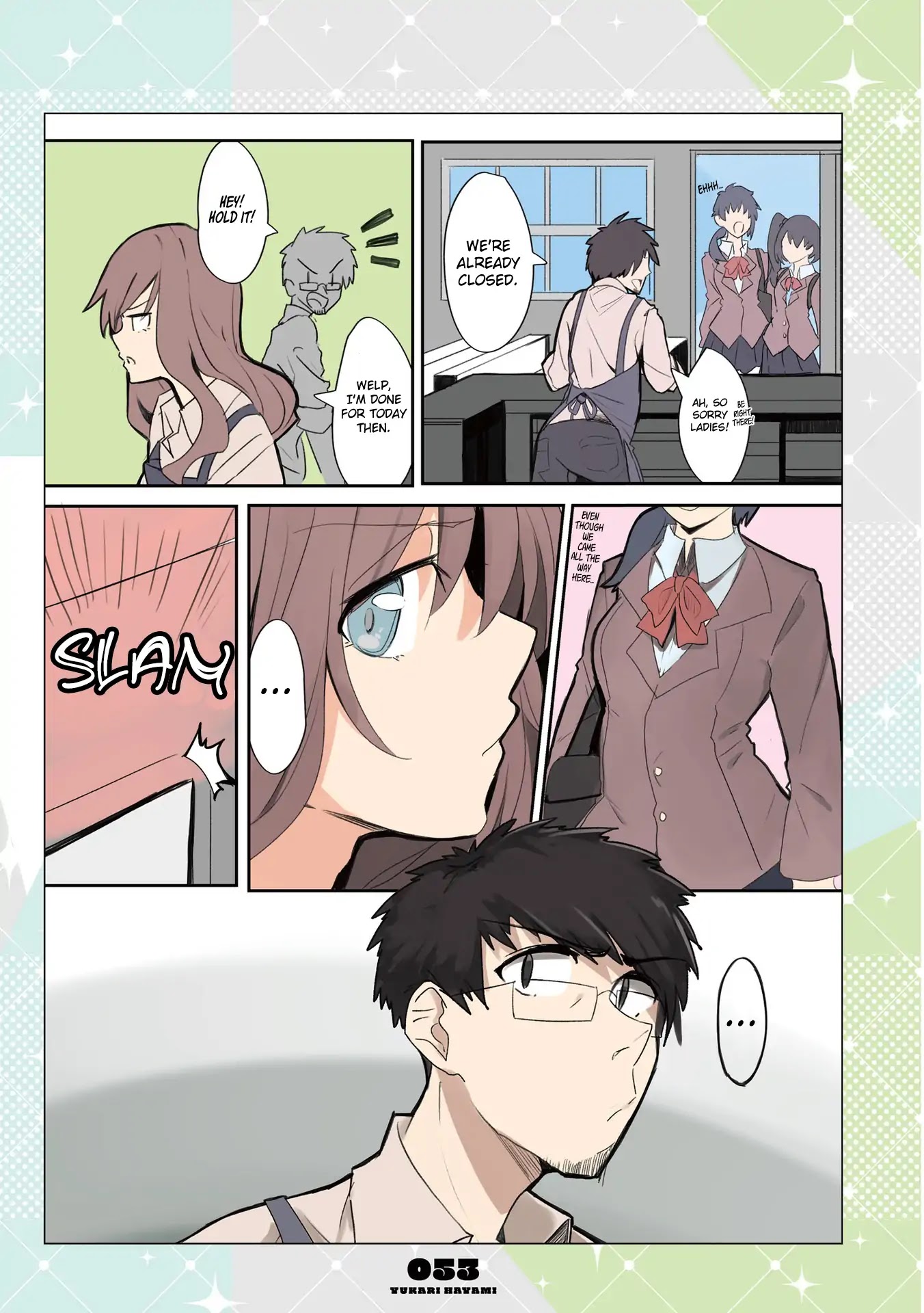 Mousou Timeline Chapter 4.1 page 2 - Chapter 4.1 - 4.2: The Delinquent Girl and the Manager of a Shabby Cafe (1)