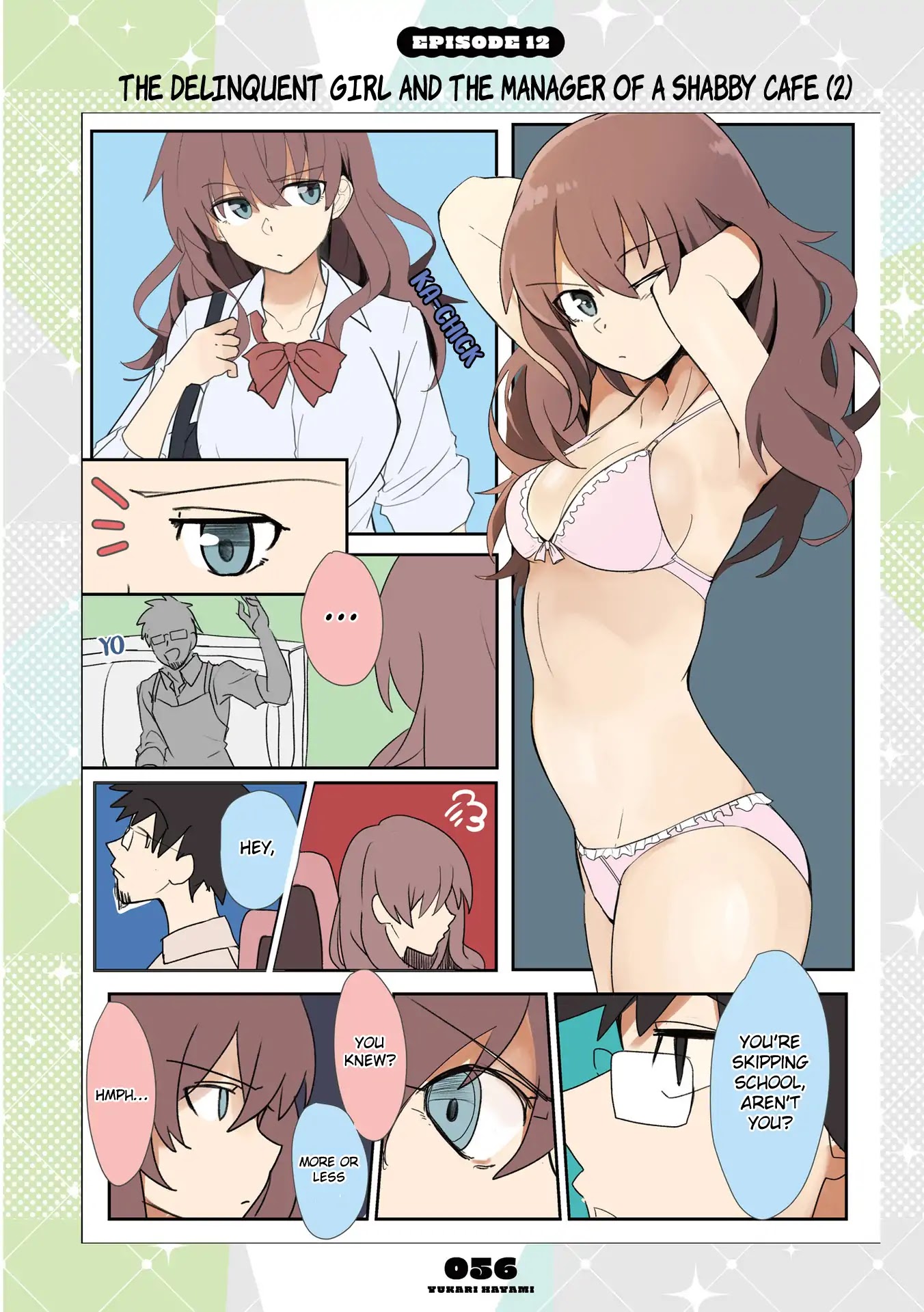 Mousou Timeline Chapter 4.1 page 6 - Chapter 4.1 - 4.2: The Delinquent Girl and the Manager of a Shabby Cafe (1)