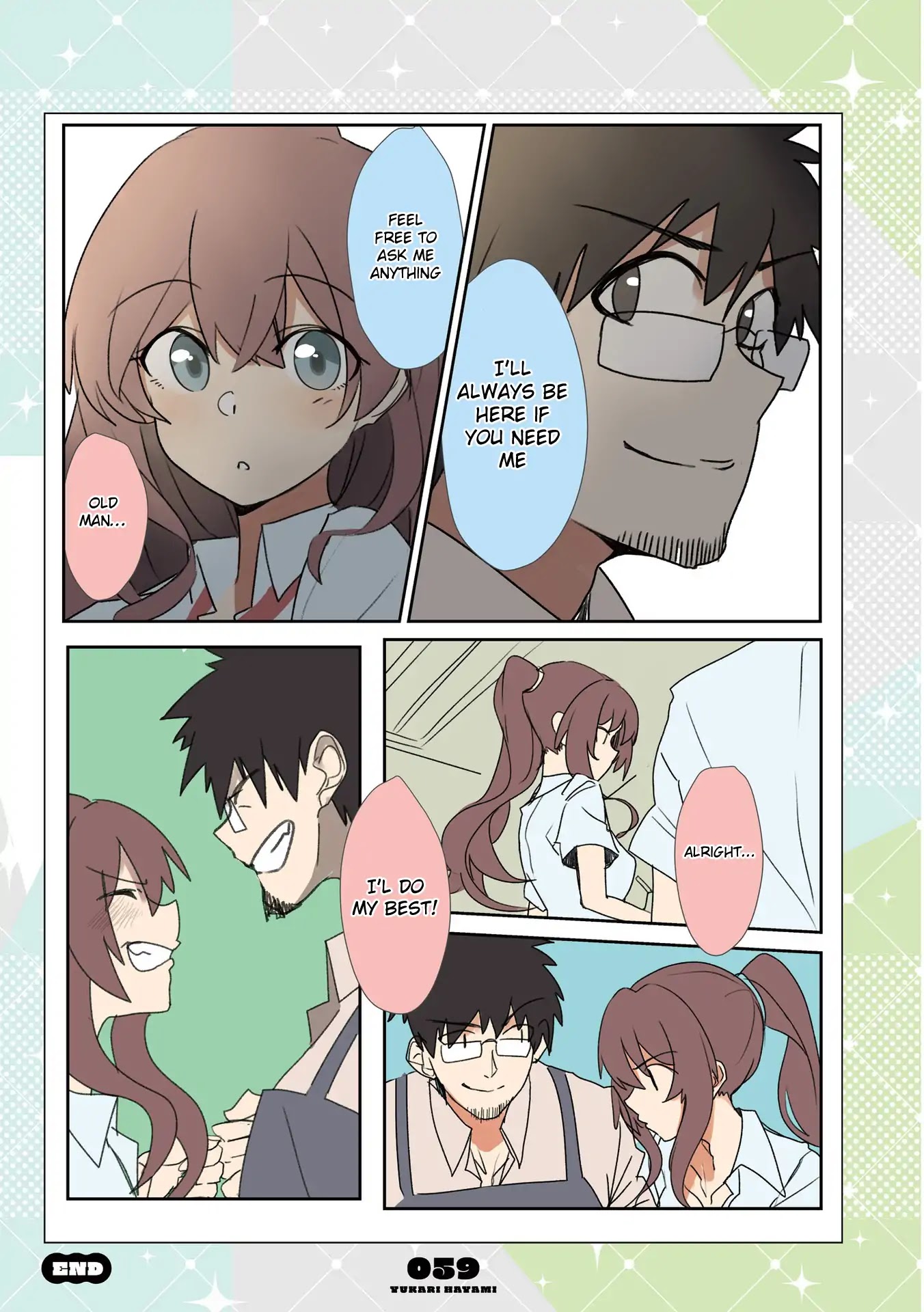 Mousou Timeline Chapter 4.1 page 9 - Chapter 4.1 - 4.2: The Delinquent Girl and the Manager of a Shabby Cafe (1)