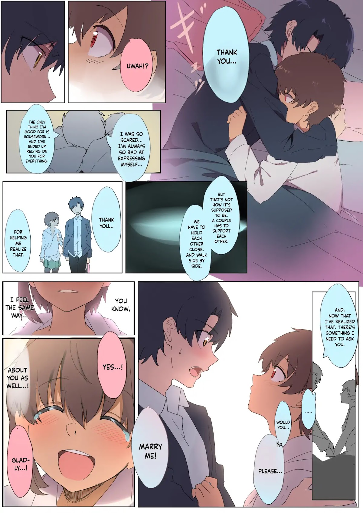 Mousou Timeline Chapter 6.1 page 4 - Chapter 6.1 - 6.3: A Caring Tanned Girl and a Quiet Guy