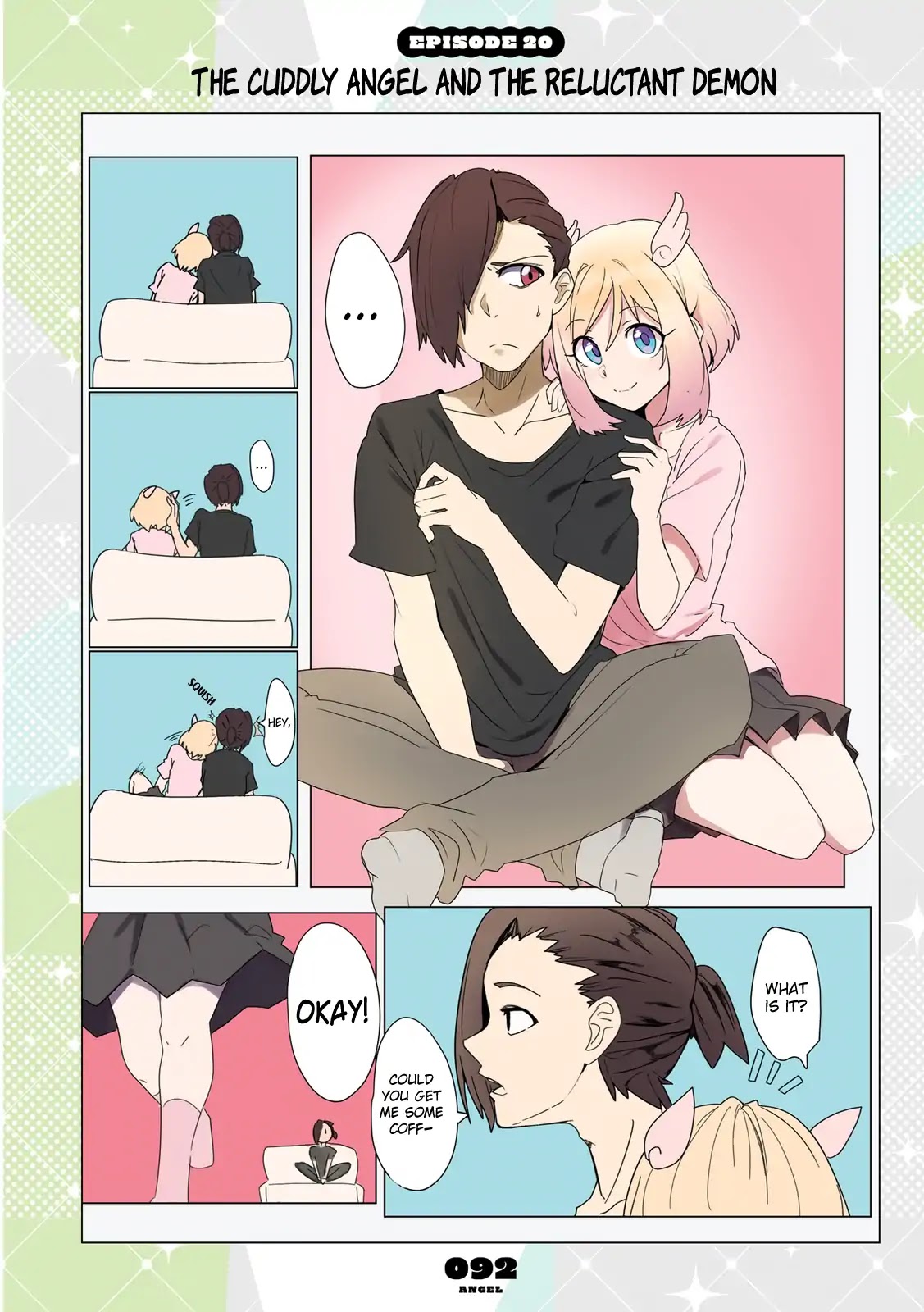 Mousou Timeline Chapter 8.1 page 1 - Chapter 8.1: The Cuddly Angel And The Reluctant Demon