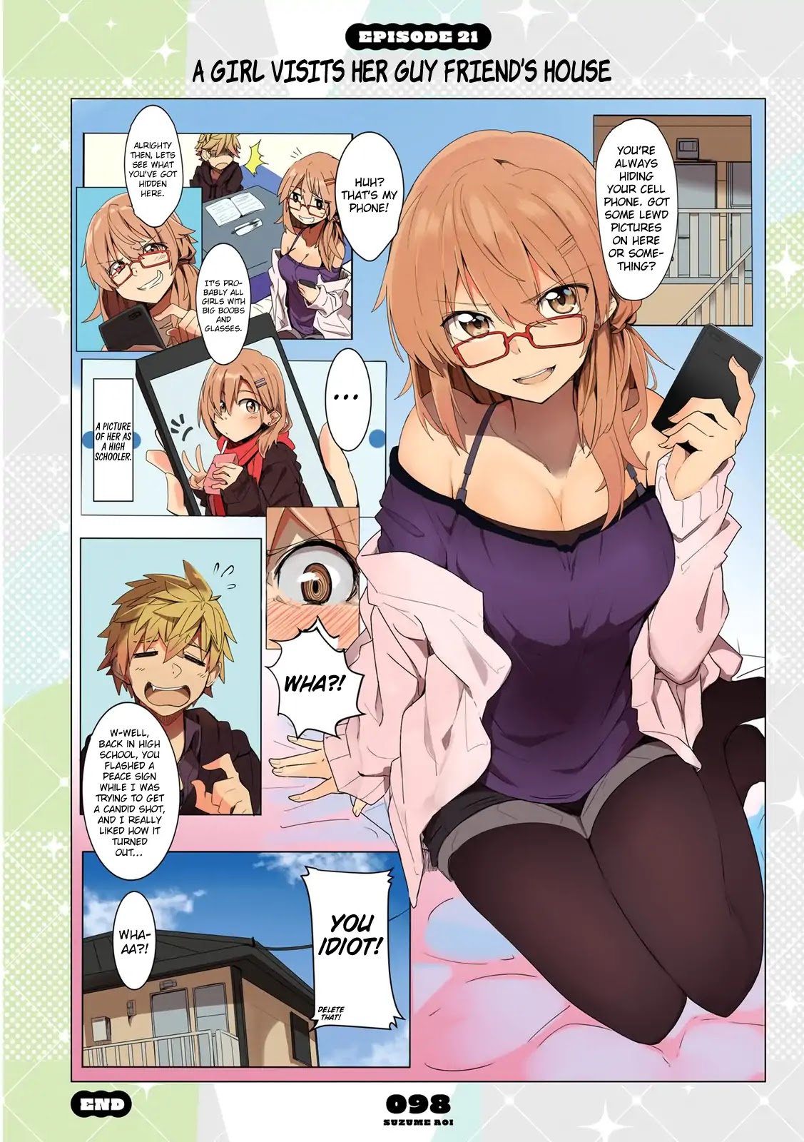Mousou Timeline Chapter 9.1 page 1 - Chapter 9.1 - 9.5: A Girl Visits Her Guy Friend's House