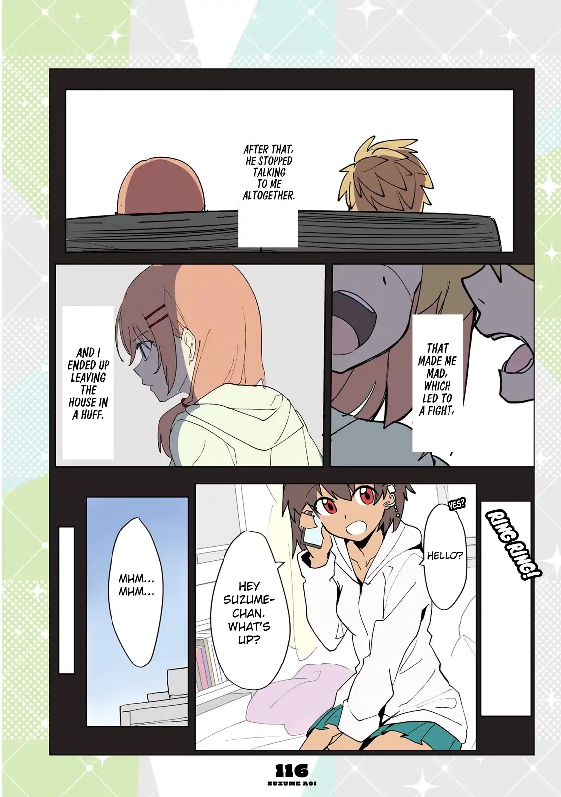 Mousou Timeline Chapter 9.1 page 21 - Chapter 9.1 - 9.5: A Girl Visits Her Guy Friend's House
