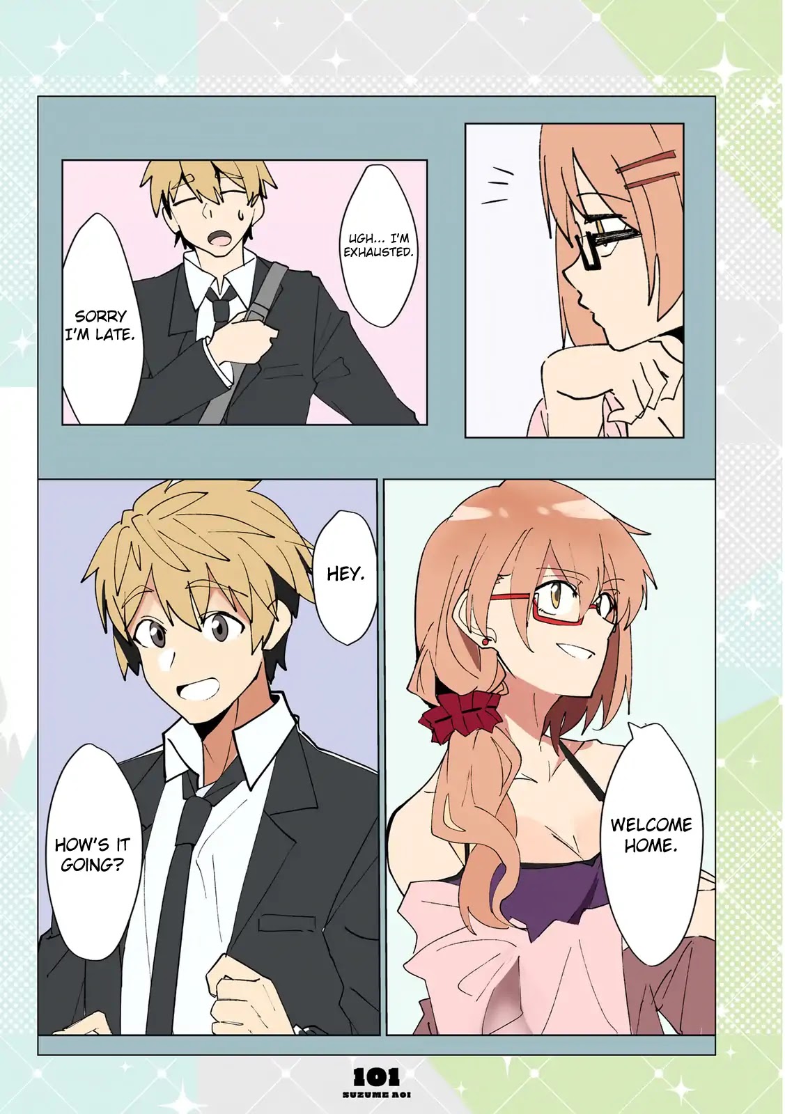 Mousou Timeline Chapter 9.1 page 6 - Chapter 9.1 - 9.5: A Girl Visits Her Guy Friend's House