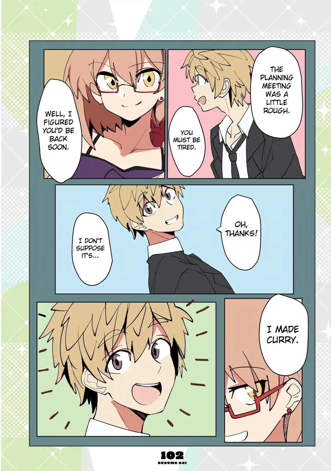 Mousou Timeline Chapter 9.1 page 7 - Chapter 9.1 - 9.5: A Girl Visits Her Guy Friend's House