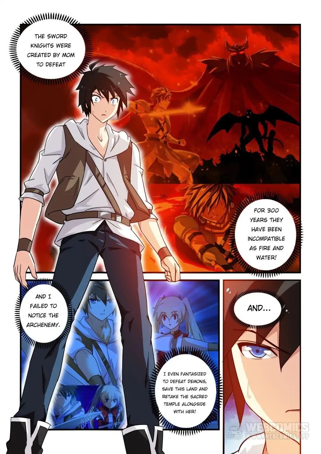 Mowang Yu Yongzhe Yu Sheng Jian Shendian Chapter 13 page 1 - Chapter 13