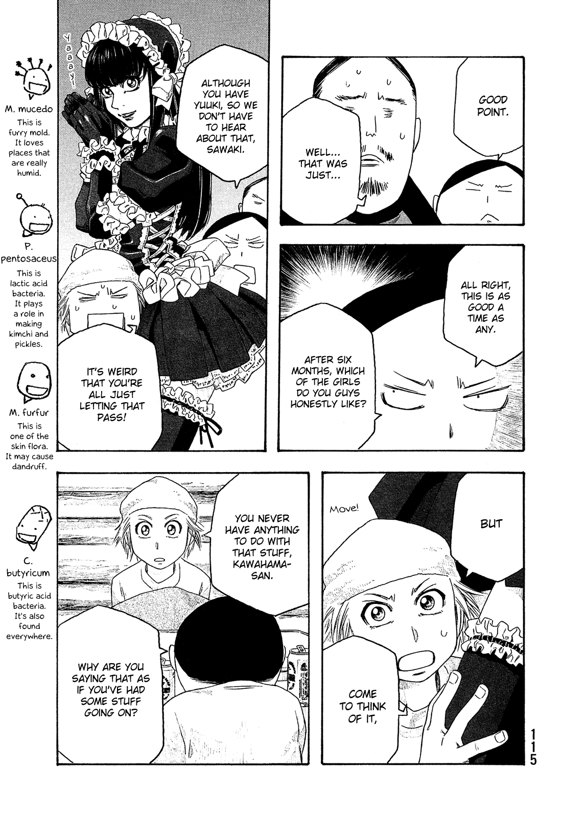 Moyashimon Chapter 105 page 12 - Chapter 105: Secret Time