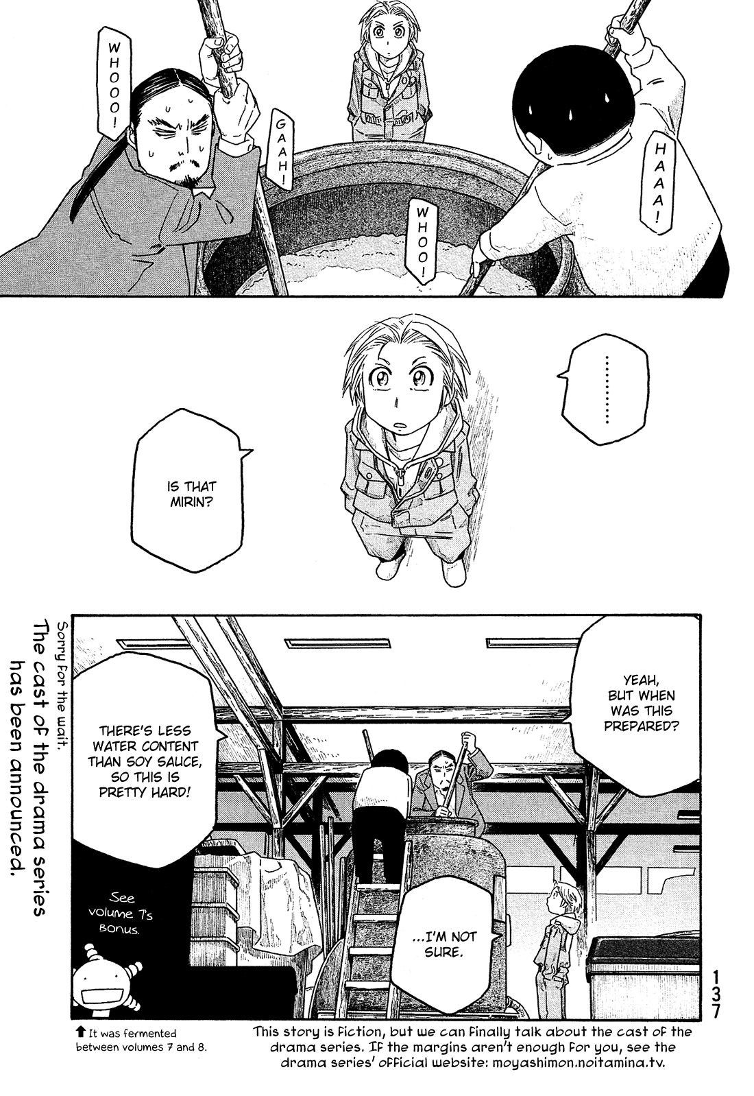 Moyashimon Chapter 107 page 2 - Chapter 107: The Joy and Surprise of Knowing.