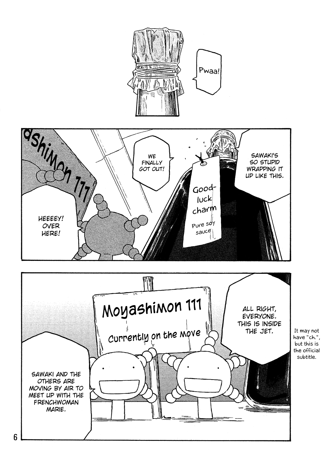 Moyashimon Chapter 111 page 9 - Chapter 111: Currently on the Move