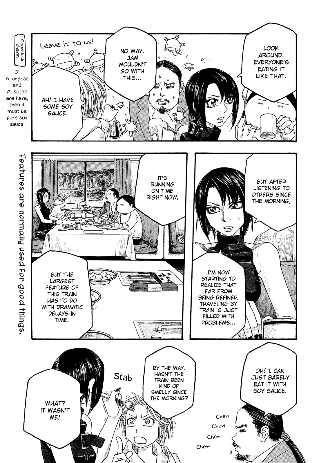 Moyashimon Chapter 114 page 6 - Chapter 114: Companionship on the Road