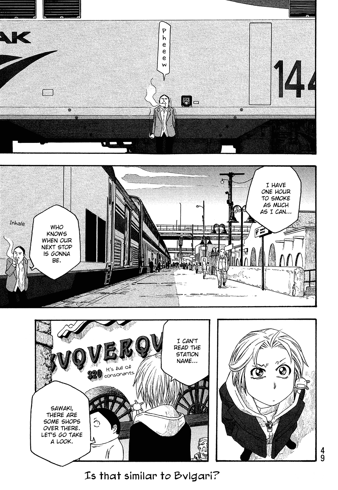 Moyashimon Chapter 114 page 8 - Chapter 114: Companionship on the Road