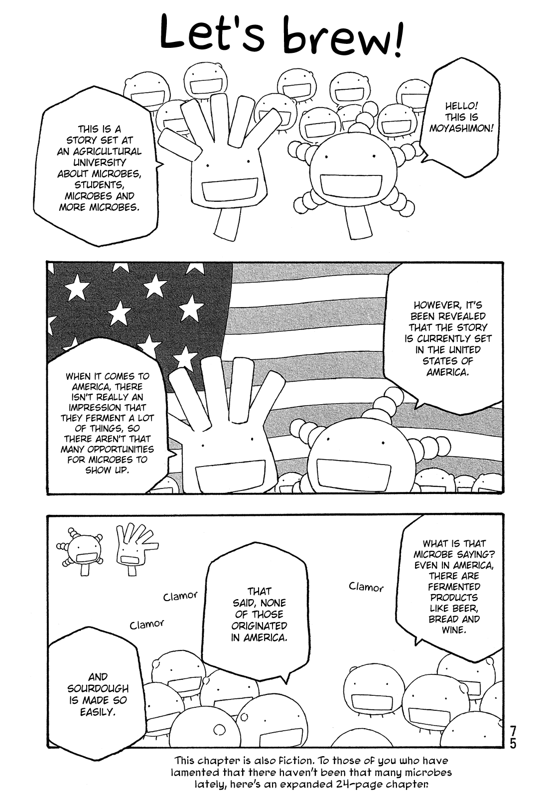 Moyashimon Chapter 116 page 2 - Chapter 116: United States of America