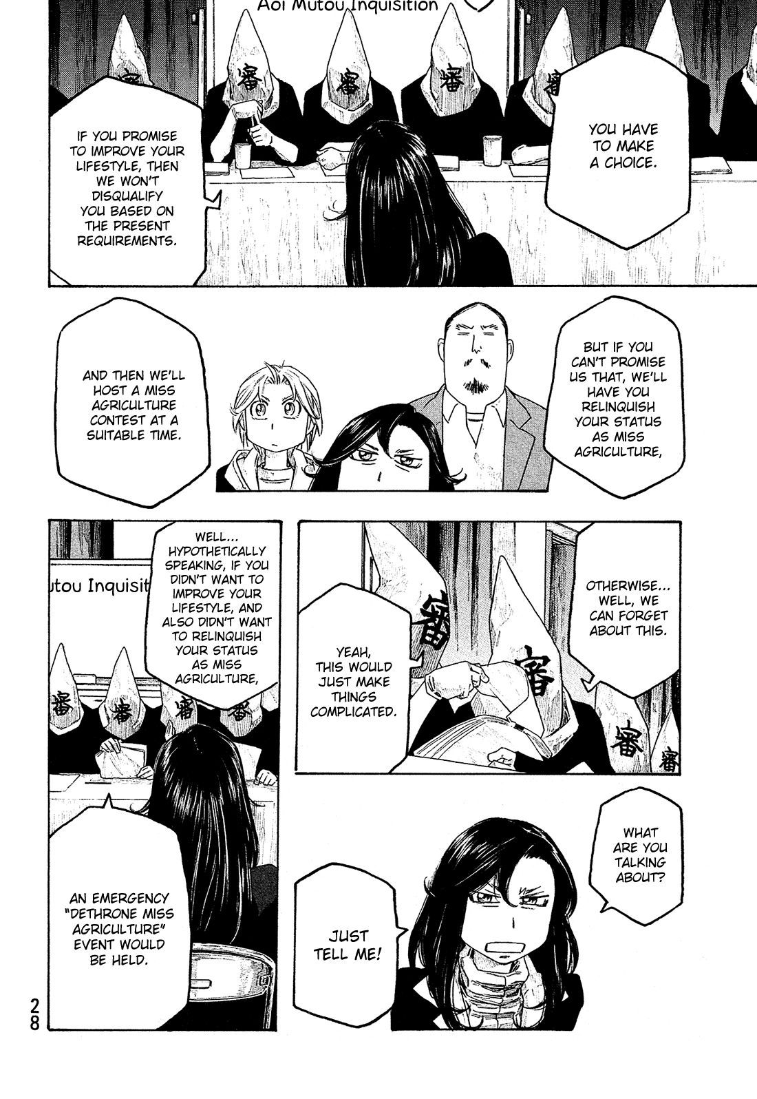 Moyashimon Chapter 124 page 11 - Chapter 124: Miss Agriculture Inquisition