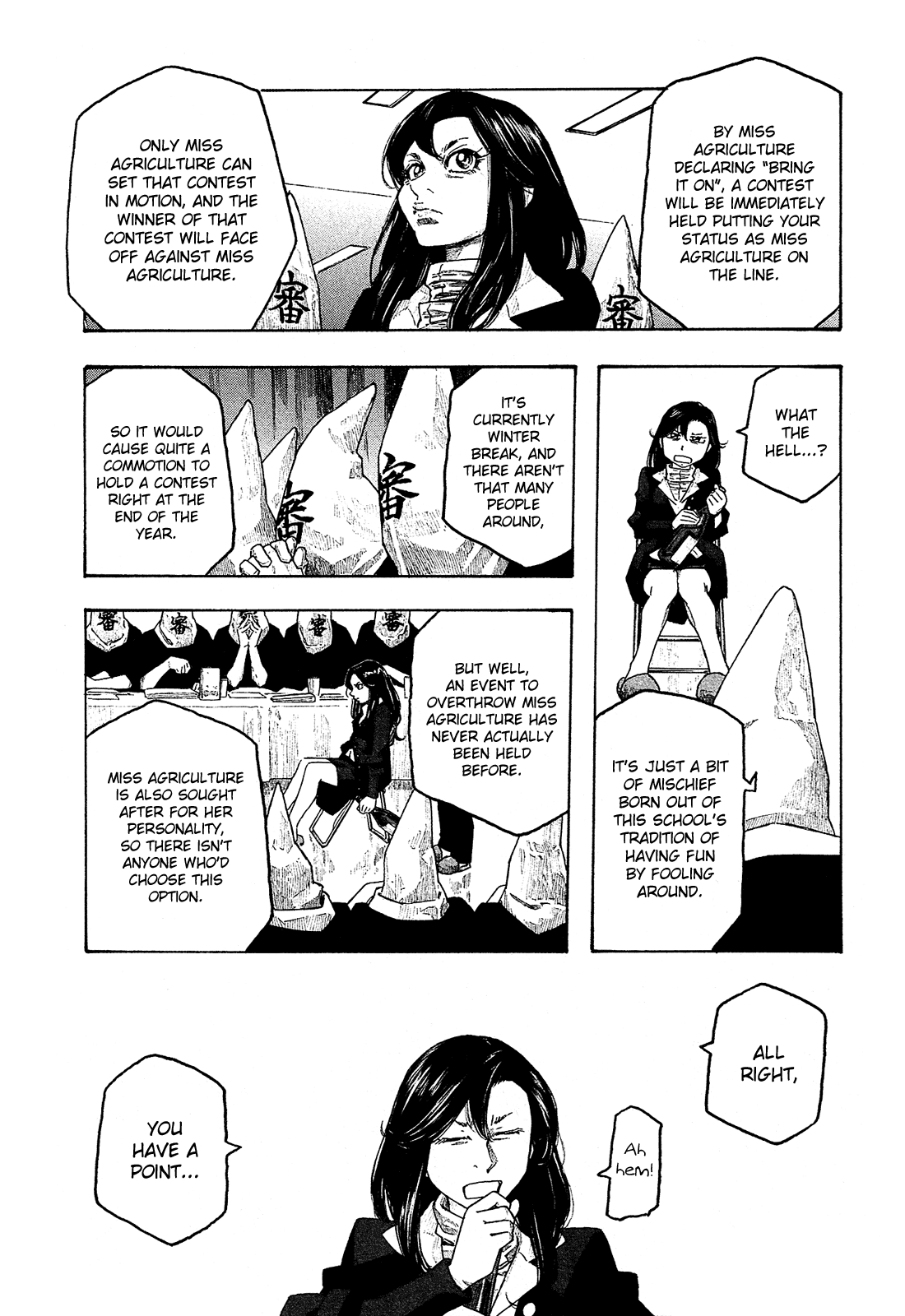 Moyashimon Chapter 124 page 12 - Chapter 124: Miss Agriculture Inquisition