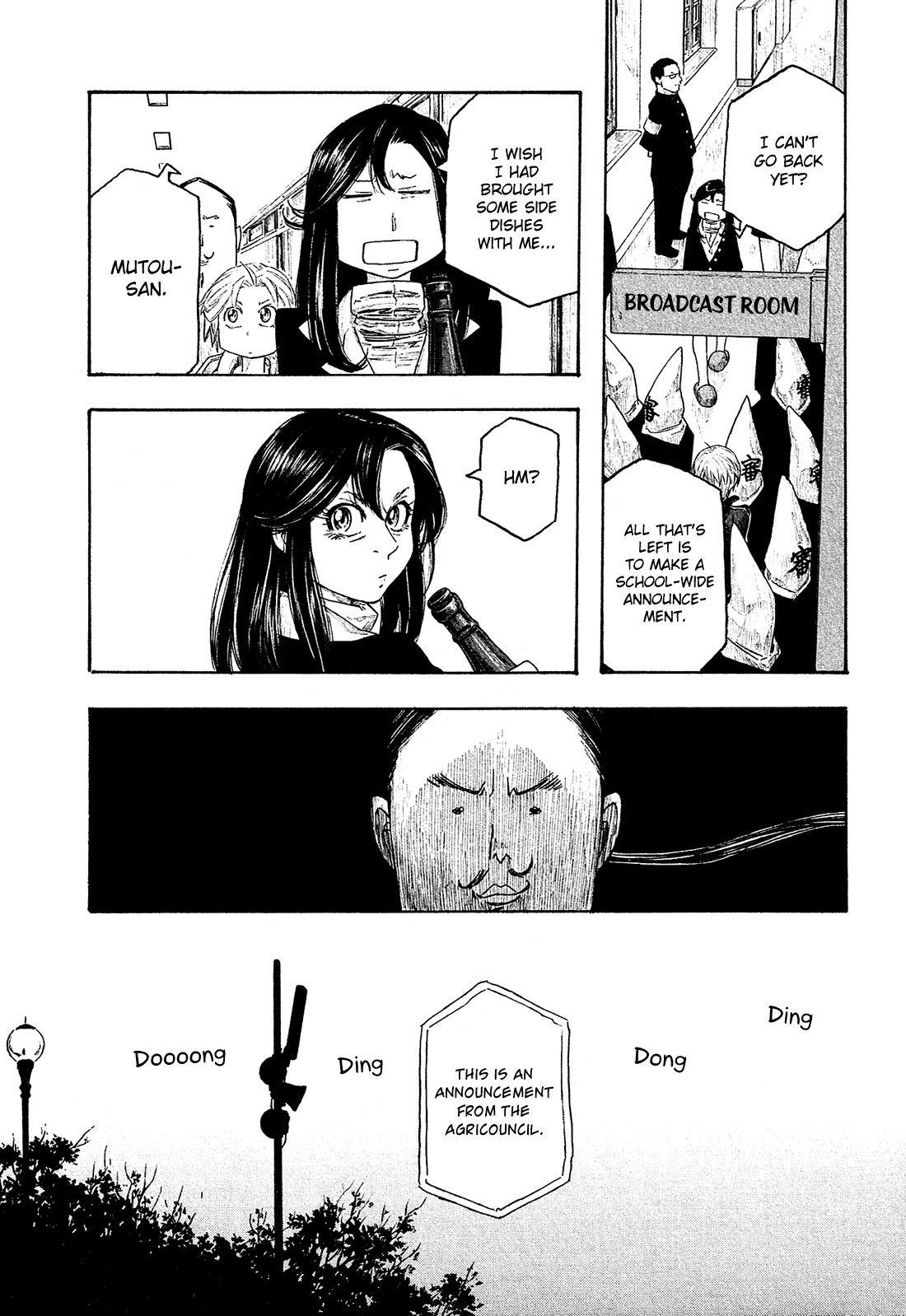 Moyashimon Chapter 124 page 14 - Chapter 124: Miss Agriculture Inquisition