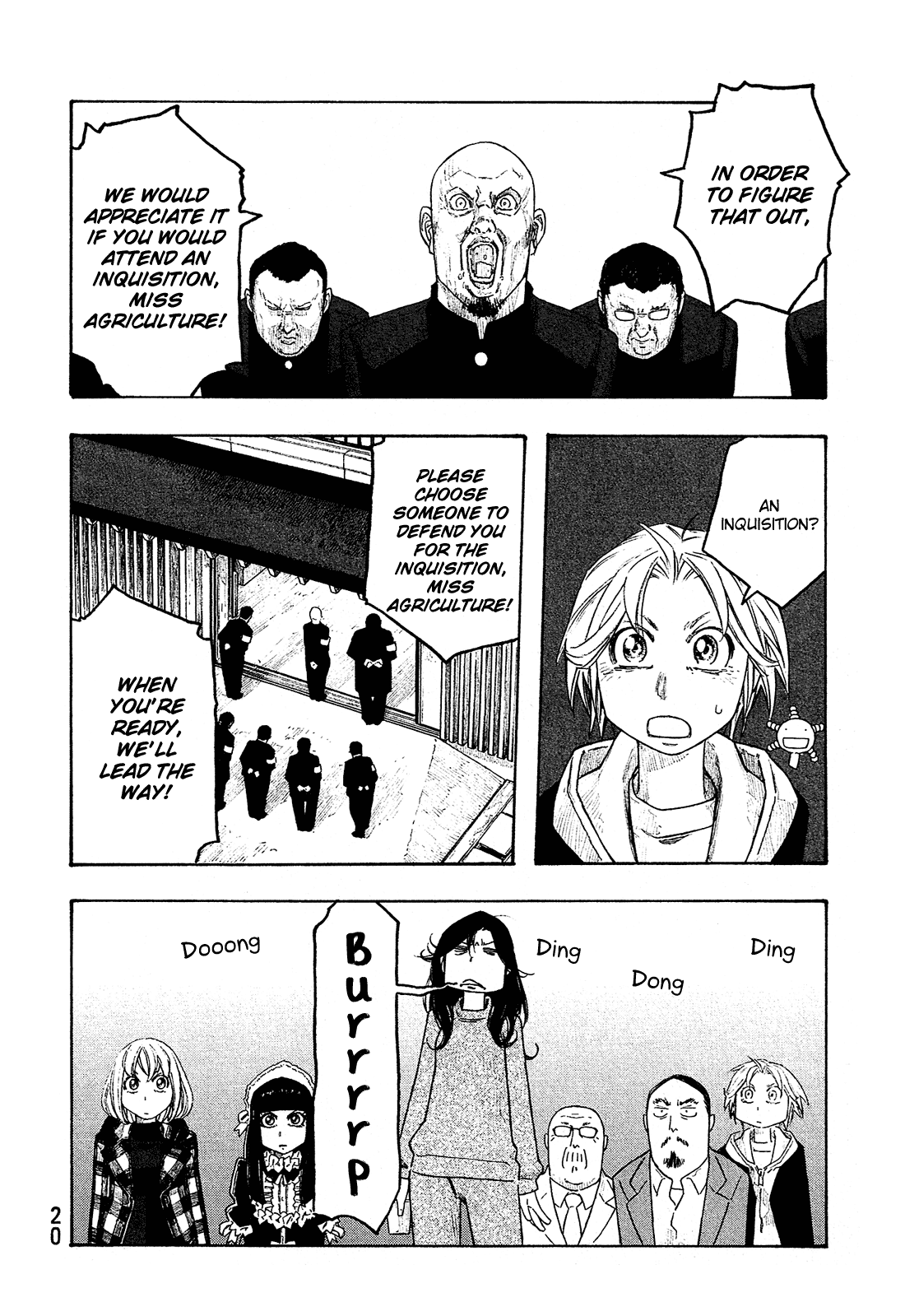Moyashimon Chapter 124 page 3 - Chapter 124: Miss Agriculture Inquisition