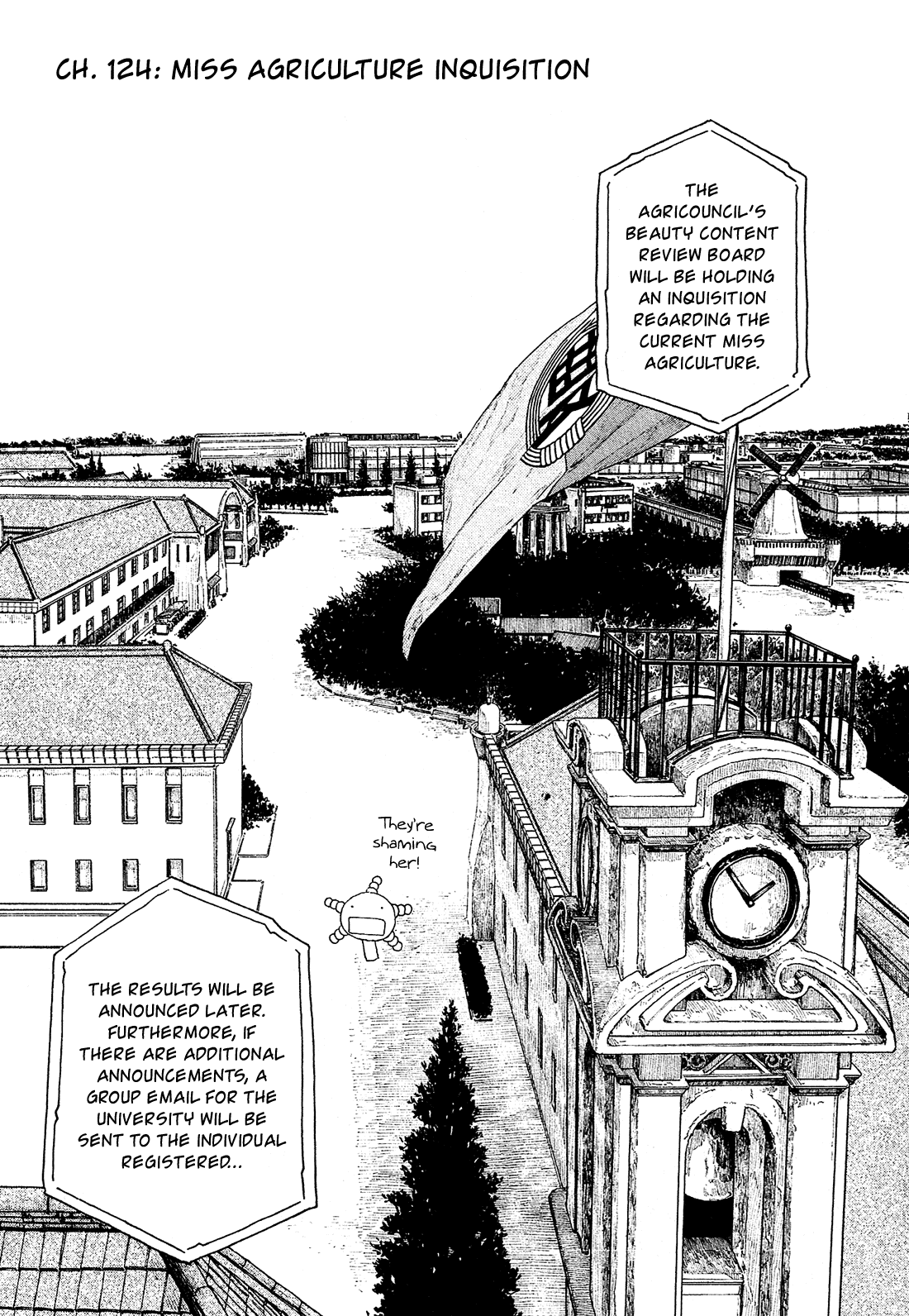 Moyashimon Chapter 124 page 4 - Chapter 124: Miss Agriculture Inquisition