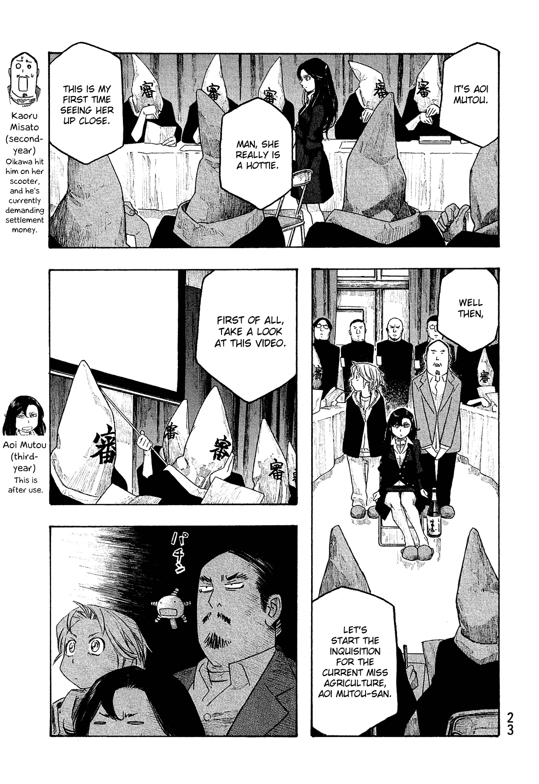Moyashimon Chapter 124 page 6 - Chapter 124: Miss Agriculture Inquisition
