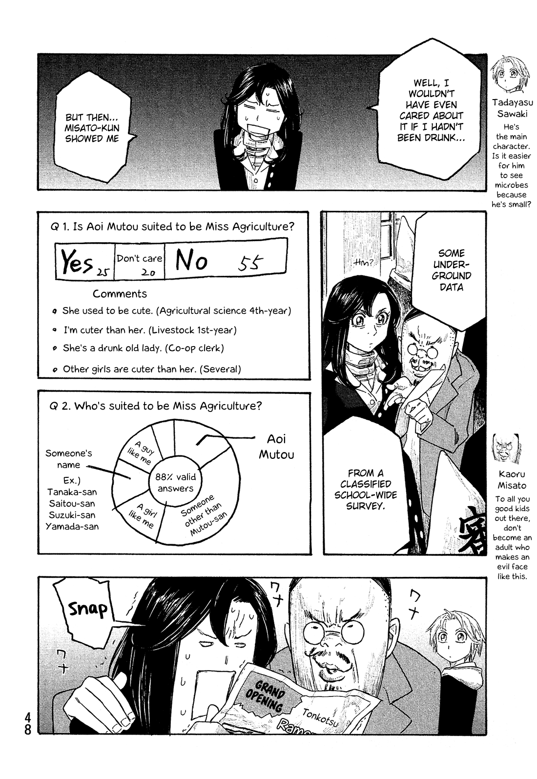 Moyashimon Chapter 125 page 7 - Chapter 125: Autonomous Dorm Emergency Meeting