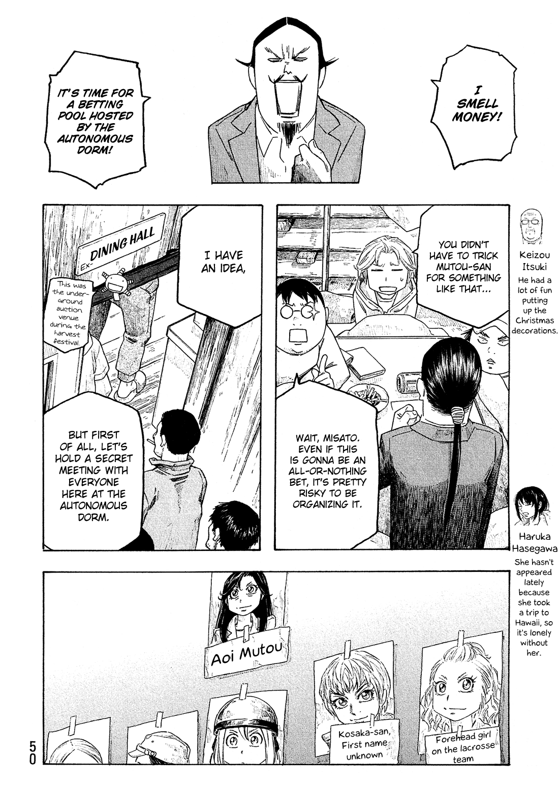 Moyashimon Chapter 125 page 9 - Chapter 125: Autonomous Dorm Emergency Meeting
