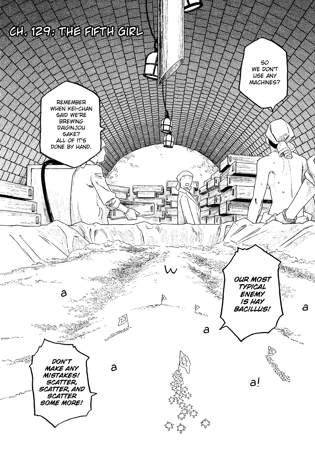 Moyashimon Chapter 129 page 3 - Chapter 129: The Fifth Girl
