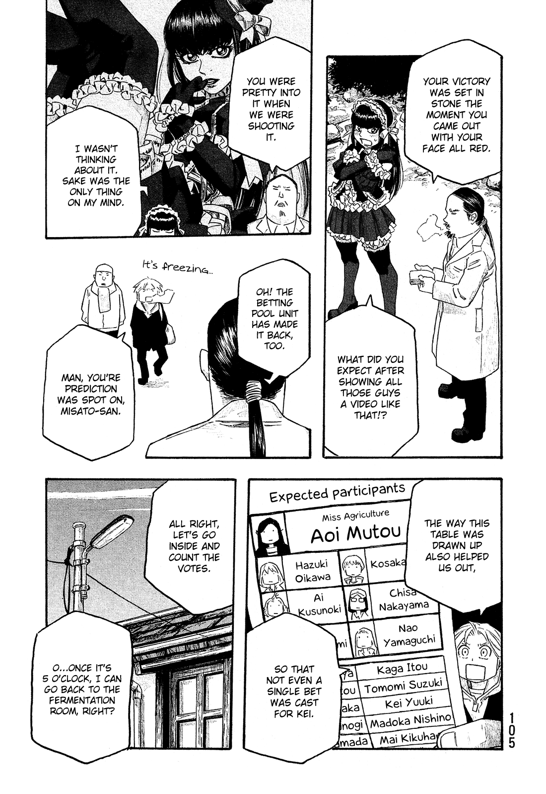 Moyashimon Chapter 129 page 8 - Chapter 129: The Fifth Girl