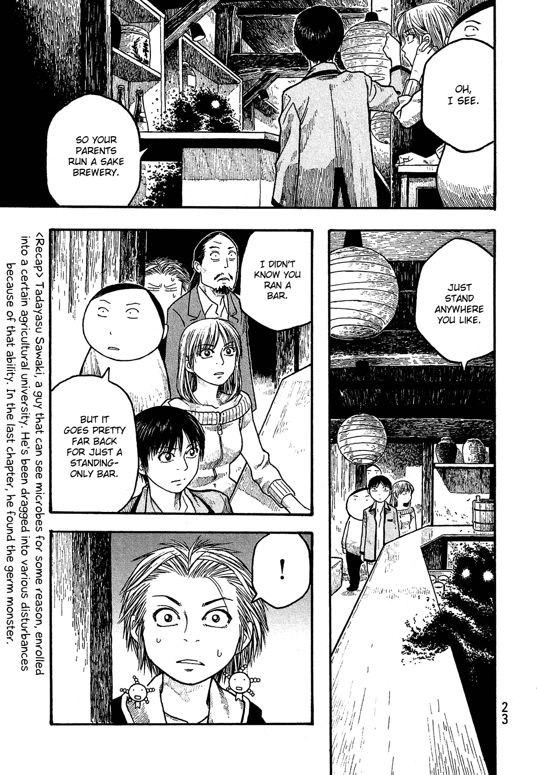 Moyashimon Chapter 13 page 4 - Chapter 13: Do You Dislike Sake?
