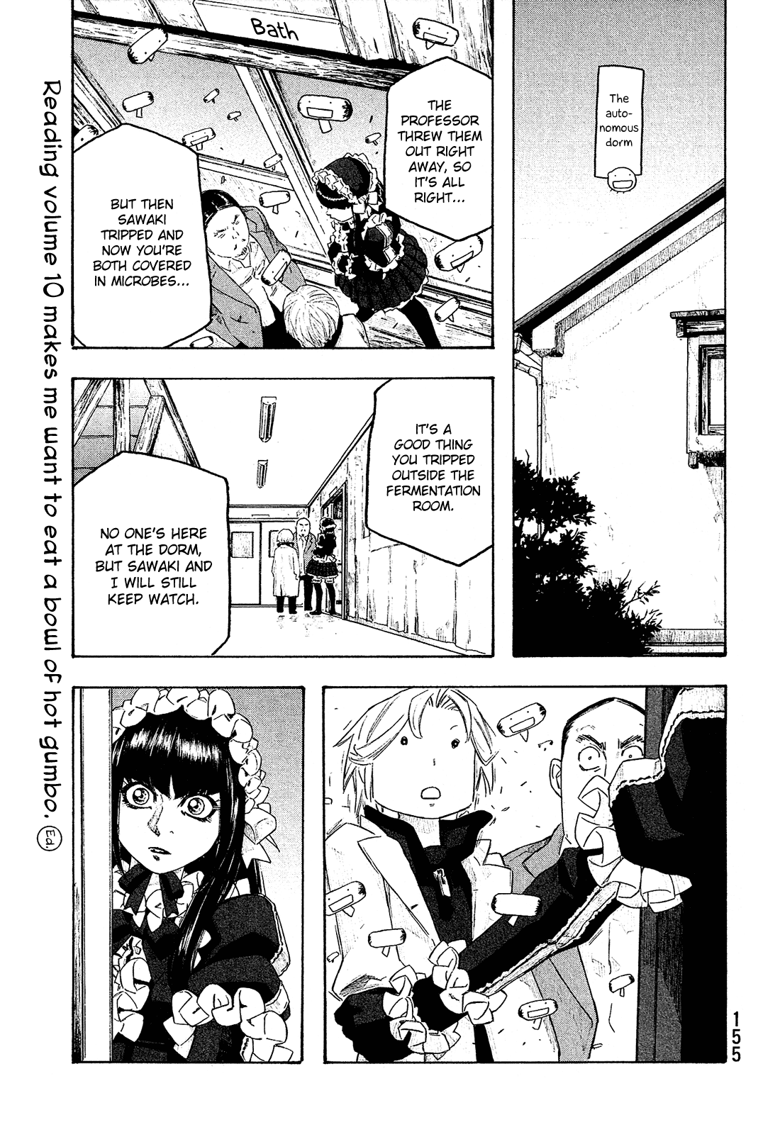 Moyashimon Chapter 132 page 10 - Chapter 132: Guys in Thought