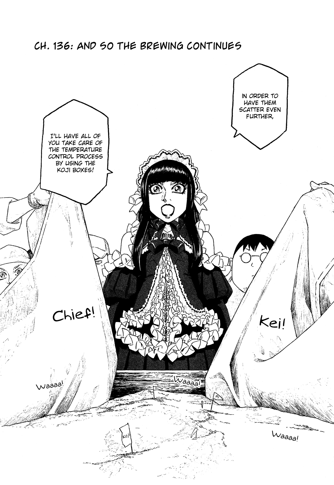 Moyashimon Chapter 136 page 8 - Chapter 136: And So the Brewing Continues