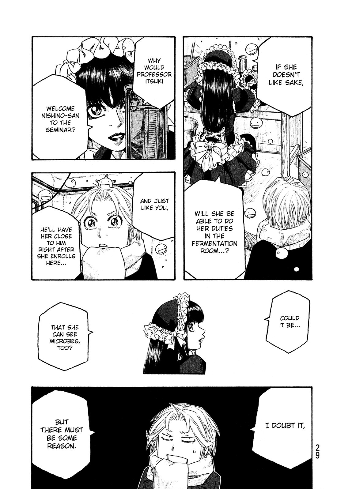Moyashimon Chapter 137 page 12 - Chapter 137: Entangled Man's Specialty