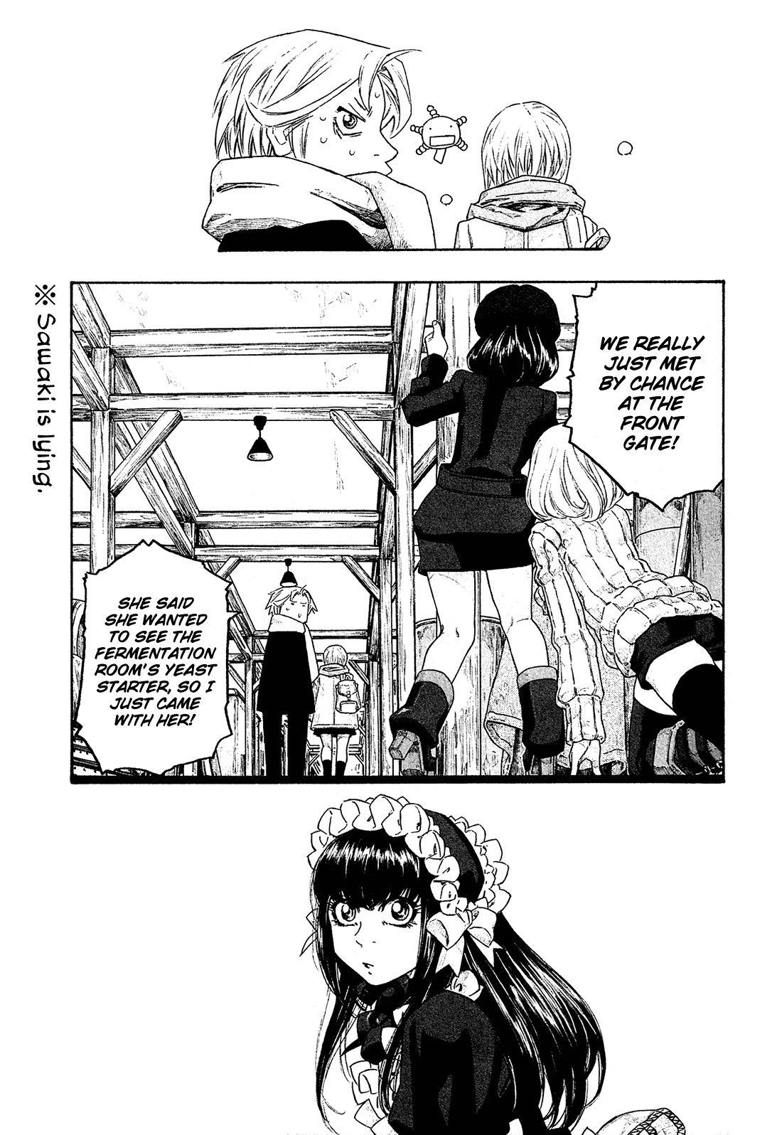 Moyashimon Chapter 140 page 2 - Chapter 140: Wife (tentative) vs. Girlfriend (guy)
