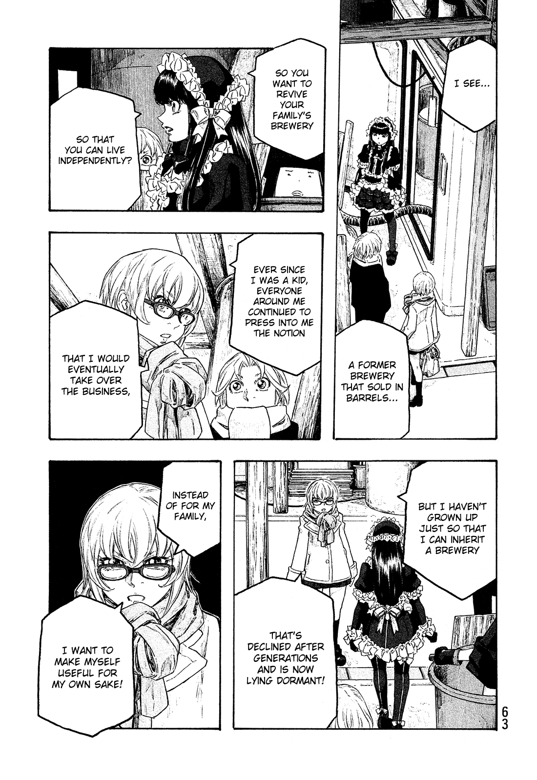 Moyashimon Chapter 140 page 6 - Chapter 140: Wife (tentative) vs. Girlfriend (guy)