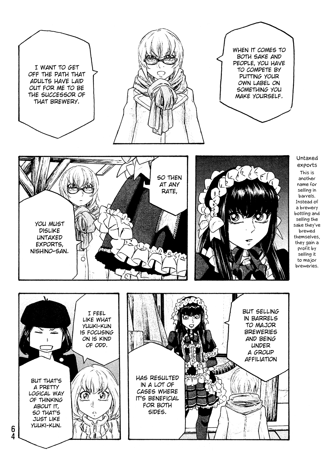 Moyashimon Chapter 140 page 7 - Chapter 140: Wife (tentative) vs. Girlfriend (guy)